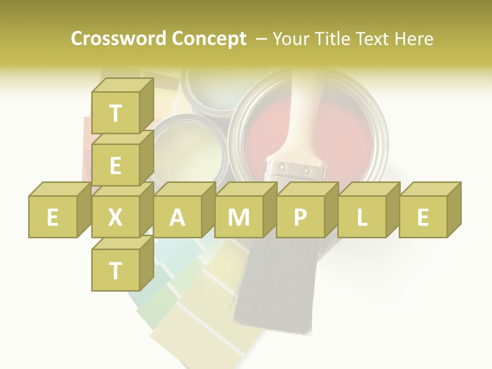 Pantone Plastic Decoration PowerPoint Template