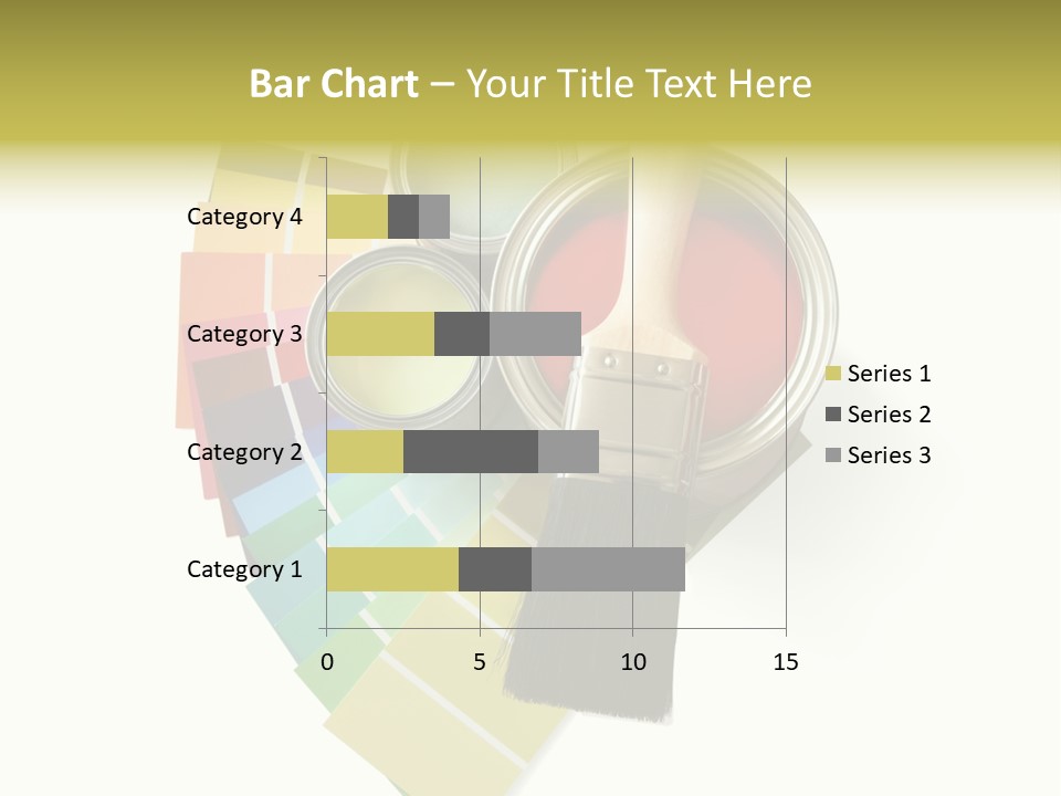 Pantone Plastic Decoration PowerPoint Template