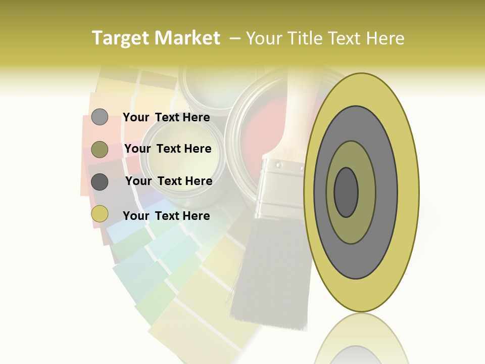 Pantone Plastic Decoration PowerPoint Template