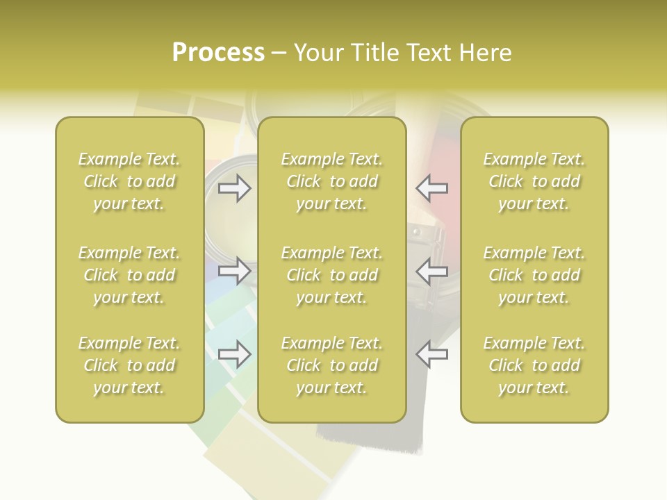 Pantone Plastic Decoration PowerPoint Template