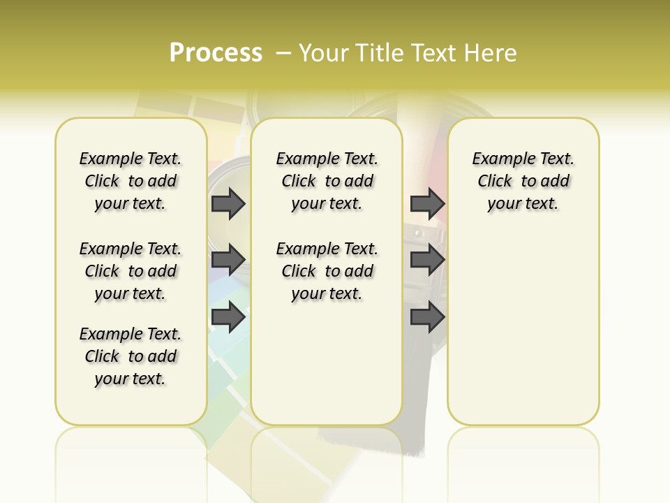 Pantone Plastic Decoration PowerPoint Template