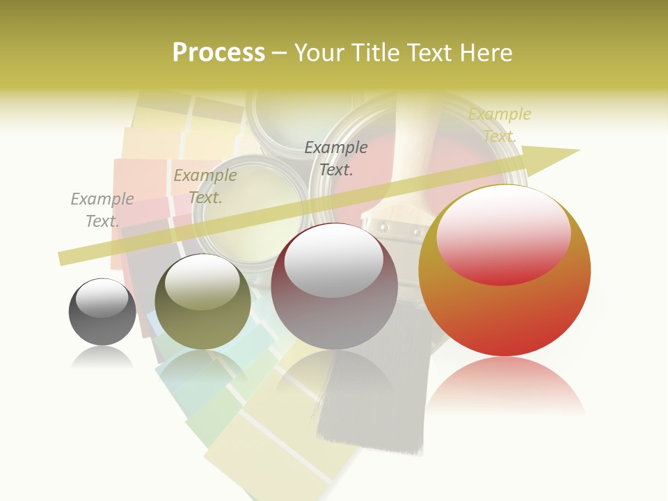 Pantone Plastic Decoration PowerPoint Template