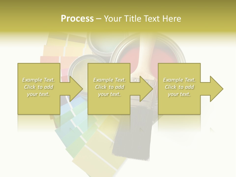 Pantone Plastic Decoration PowerPoint Template