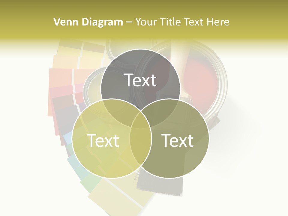 Pantone Plastic Decoration PowerPoint Template