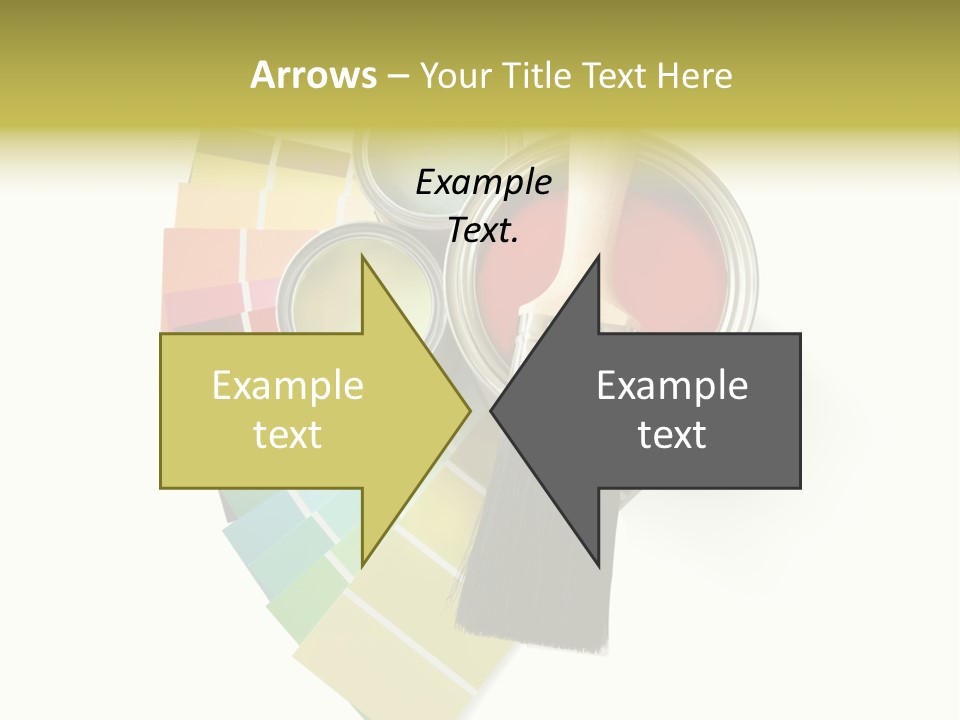Pantone Plastic Decoration PowerPoint Template