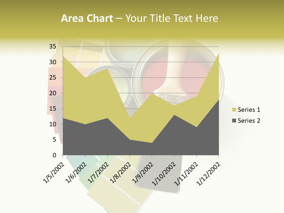 Pantone Plastic Decoration PowerPoint Template