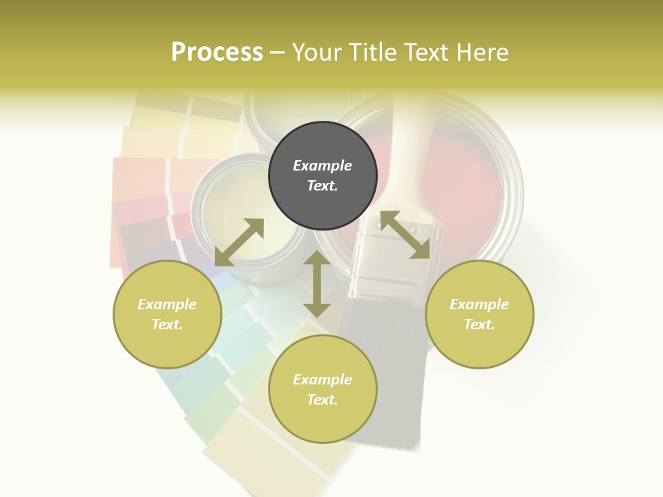 Pantone Plastic Decoration PowerPoint Template