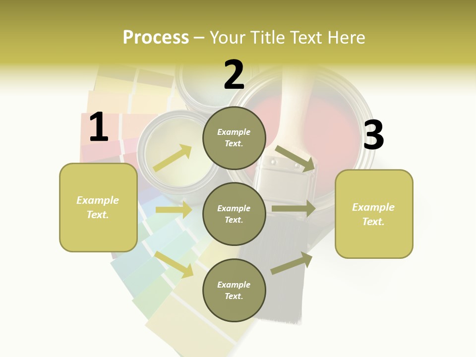 Pantone Plastic Decoration PowerPoint Template