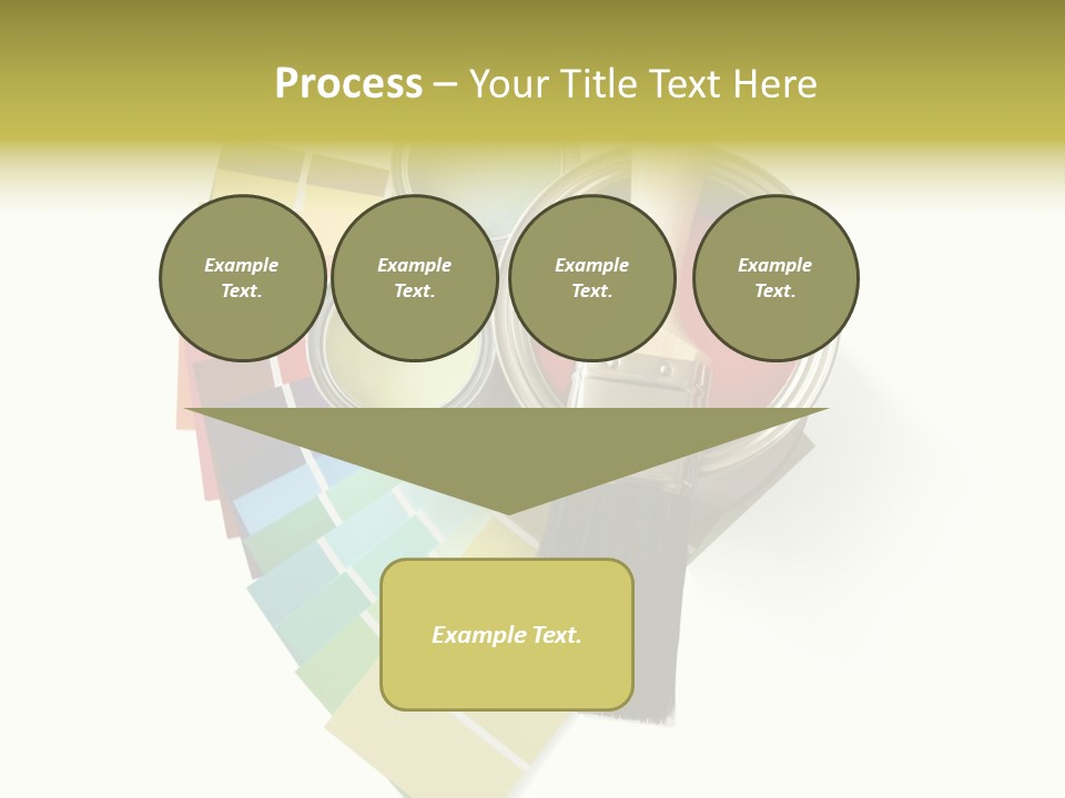 Pantone Plastic Decoration PowerPoint Template