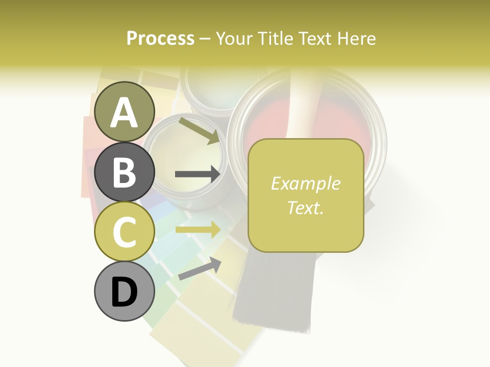 Pantone Plastic Decoration PowerPoint Template