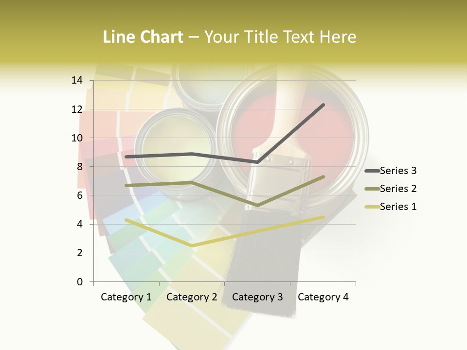 Pantone Plastic Decoration PowerPoint Template