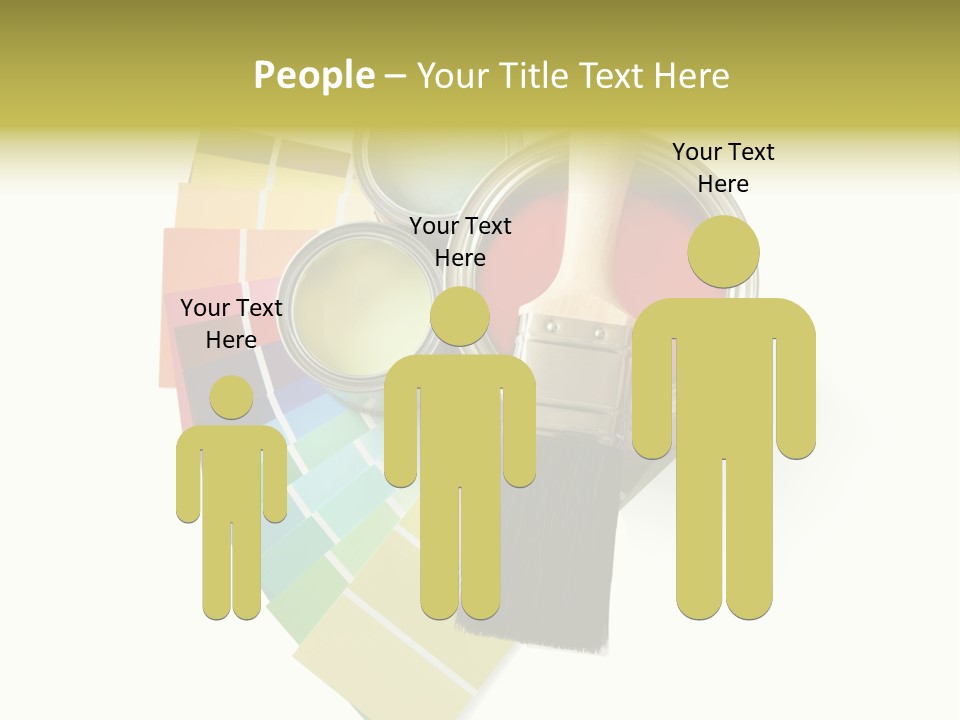 Pantone Plastic Decoration PowerPoint Template