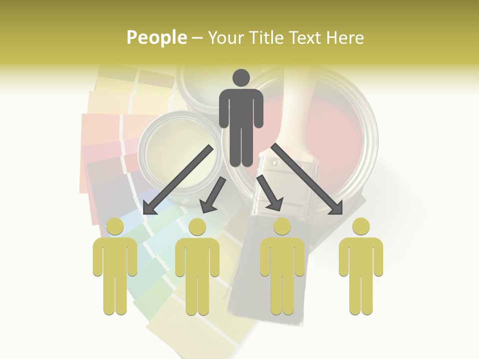 Pantone Plastic Decoration PowerPoint Template