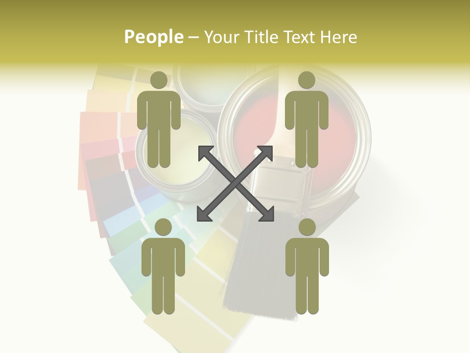 Pantone Plastic Decoration PowerPoint Template