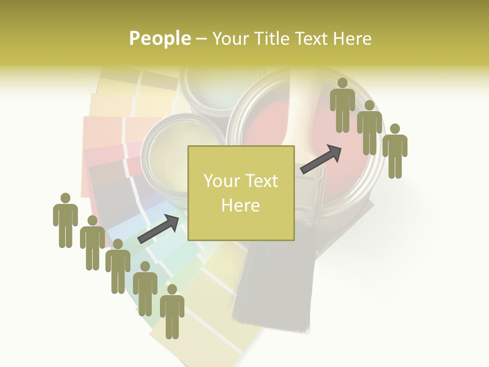 Pantone Plastic Decoration PowerPoint Template