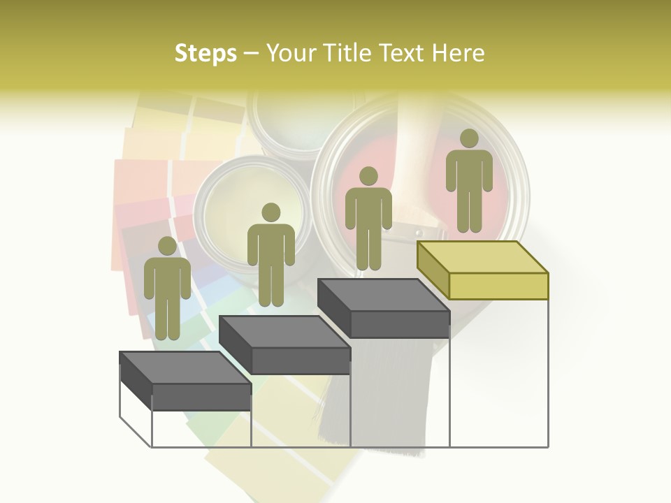 Pantone Plastic Decoration PowerPoint Template