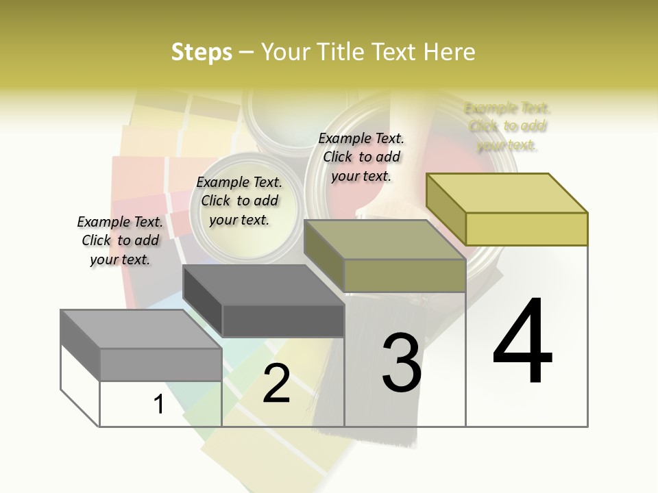 Pantone Plastic Decoration PowerPoint Template