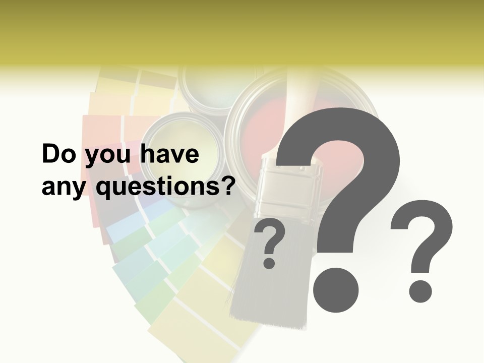 Pantone Plastic Decoration PowerPoint Template