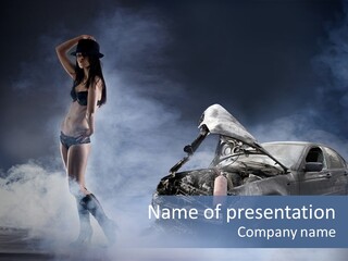 Attractive Mystery Night PowerPoint Template