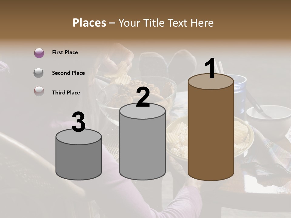 Comical One Popcorn PowerPoint Template