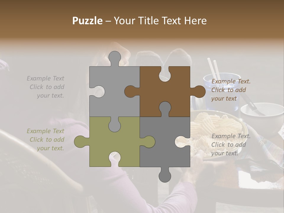 Comical One Popcorn PowerPoint Template