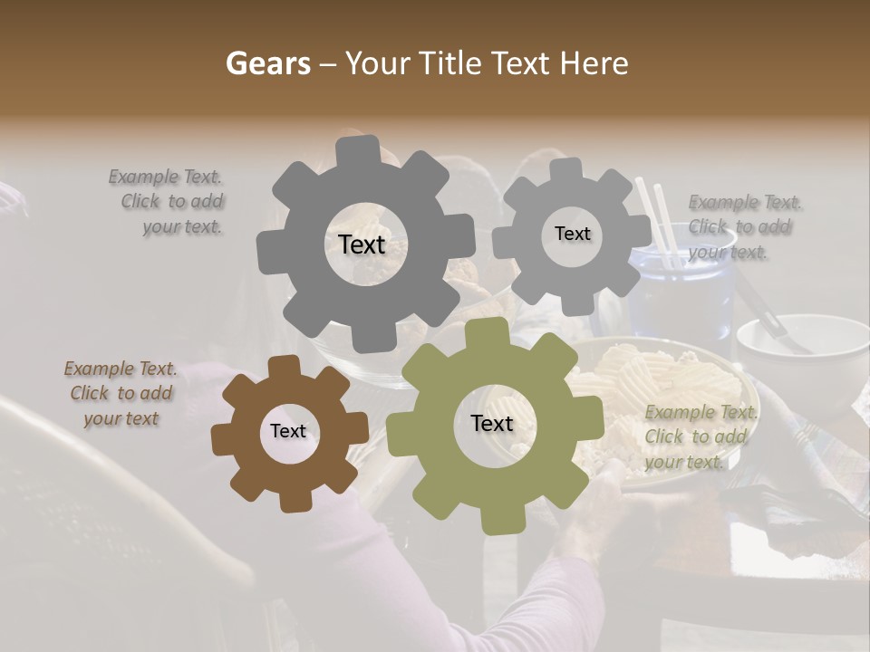 Comical One Popcorn PowerPoint Template