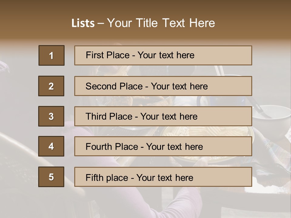 Comical One Popcorn PowerPoint Template
