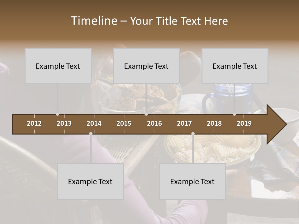 Comical One Popcorn PowerPoint Template