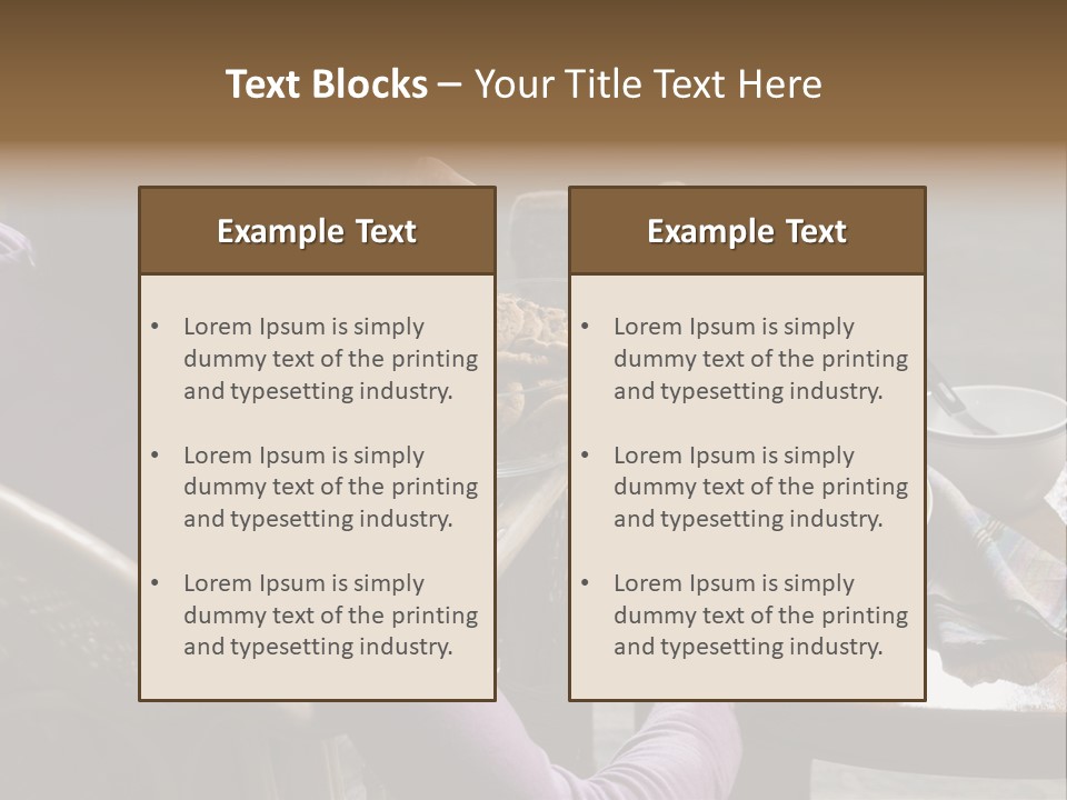 Comical One Popcorn PowerPoint Template