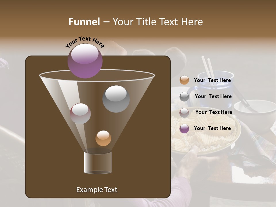 Comical One Popcorn PowerPoint Template