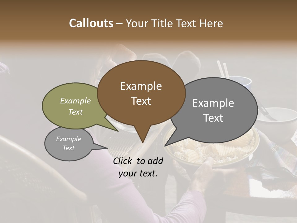 Comical One Popcorn PowerPoint Template