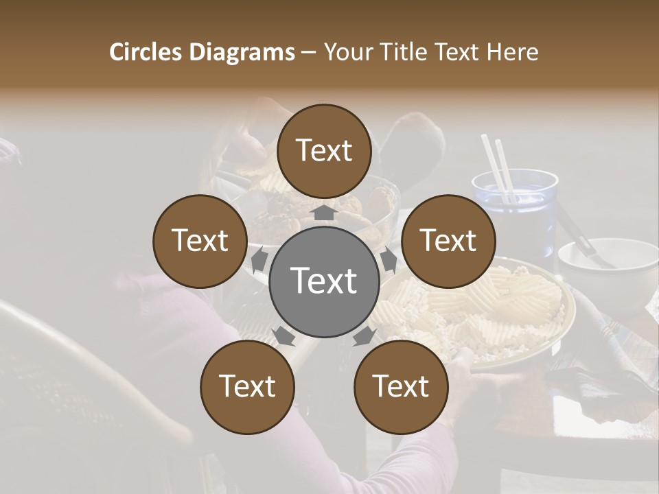 Comical One Popcorn PowerPoint Template