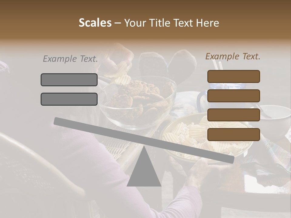 Comical One Popcorn PowerPoint Template