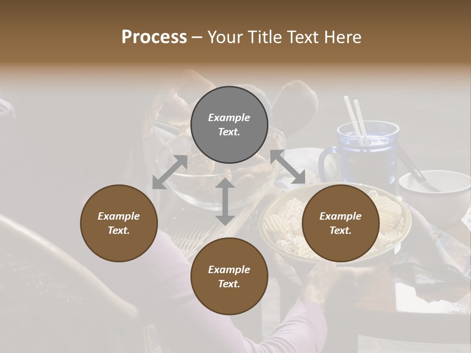 Comical One Popcorn PowerPoint Template