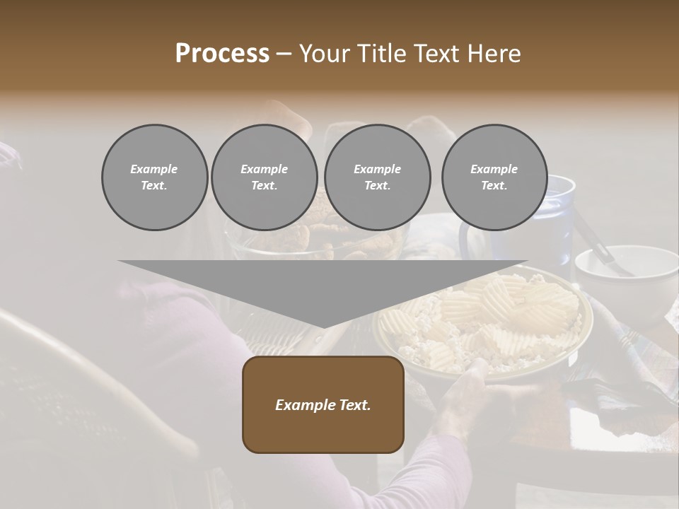 Comical One Popcorn PowerPoint Template