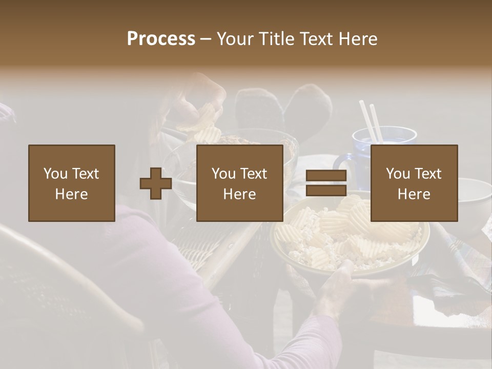 Comical One Popcorn PowerPoint Template