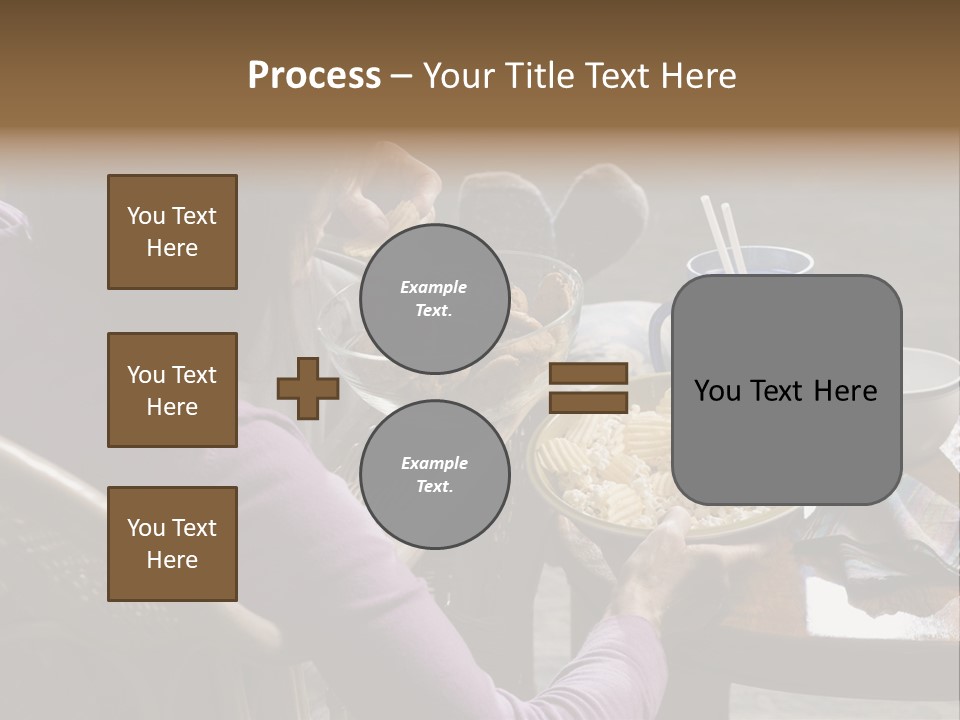 Comical One Popcorn PowerPoint Template