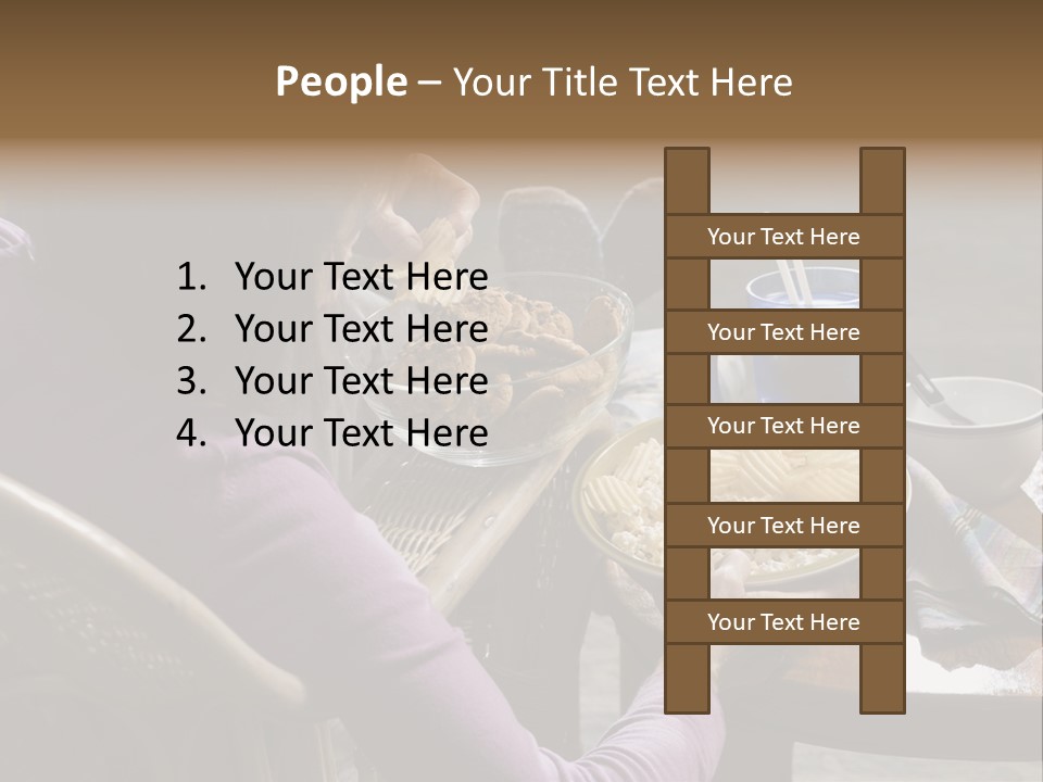 Comical One Popcorn PowerPoint Template