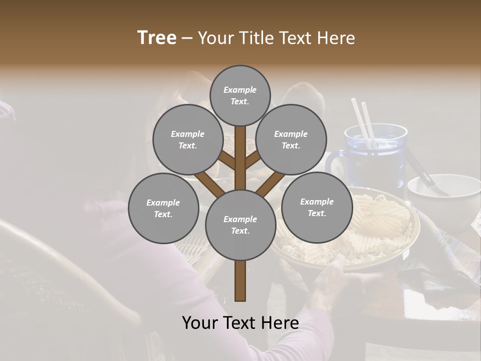 Comical One Popcorn PowerPoint Template