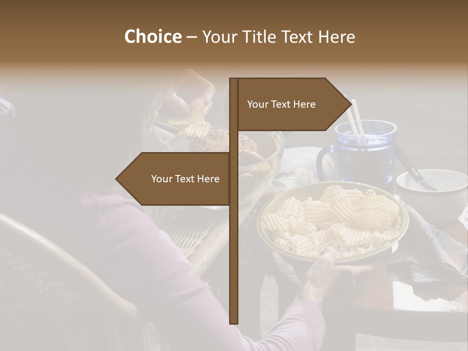 Comical One Popcorn PowerPoint Template