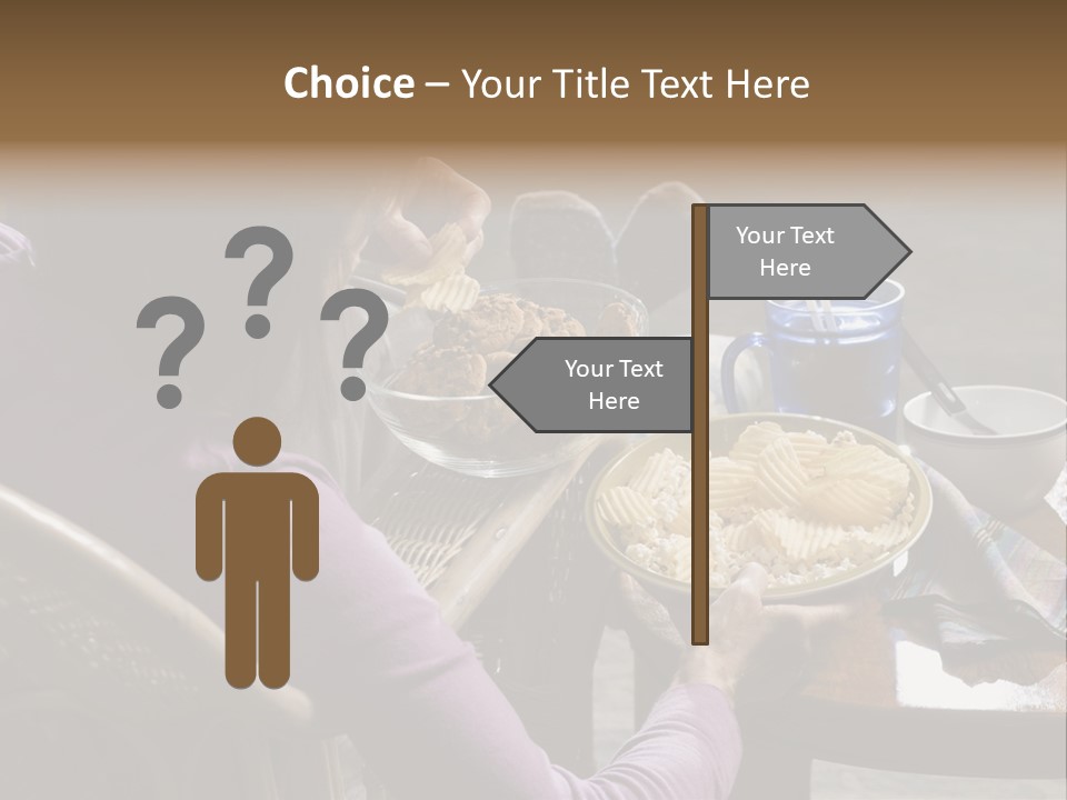 Comical One Popcorn PowerPoint Template