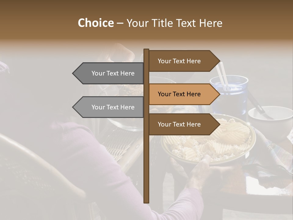 Comical One Popcorn PowerPoint Template