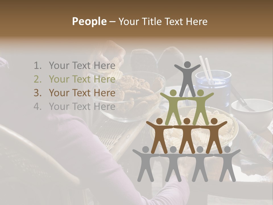 Comical One Popcorn PowerPoint Template