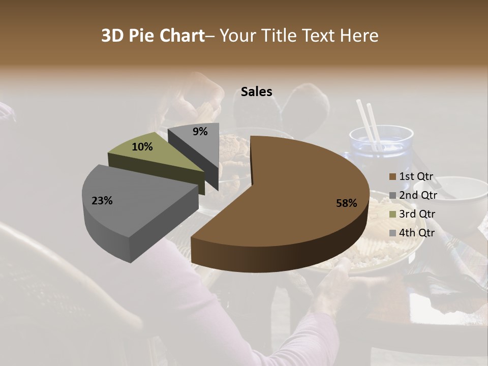 Comical One Popcorn PowerPoint Template