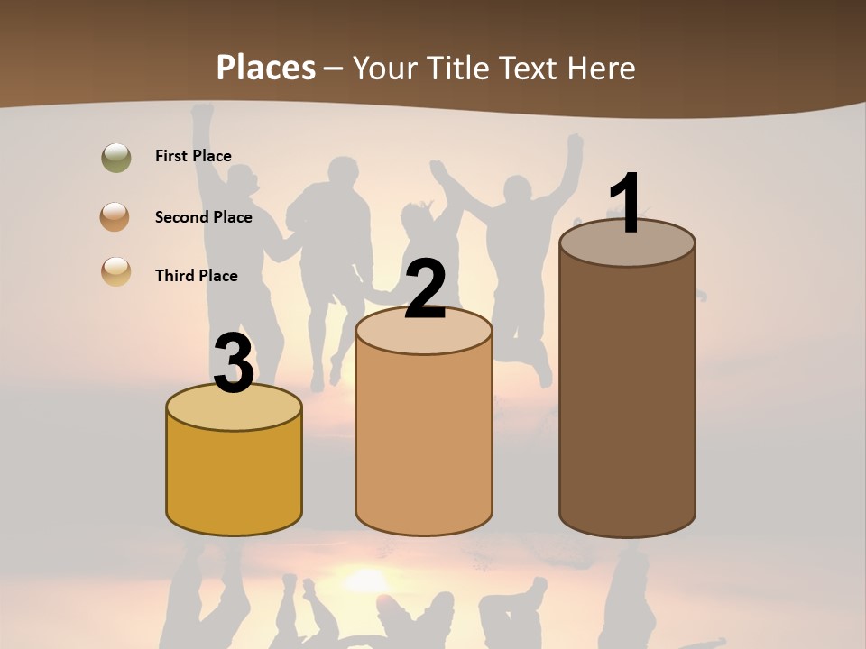 Beautiful Coast Hands PowerPoint Template