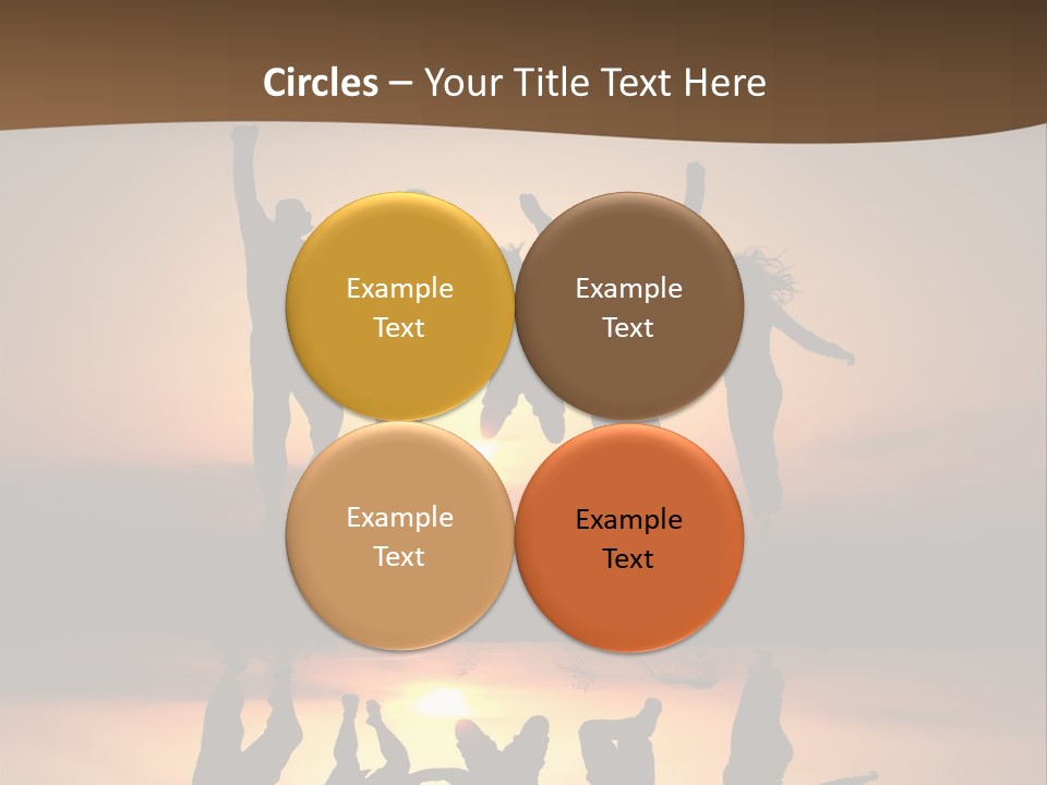 Beautiful Coast Hands PowerPoint Template