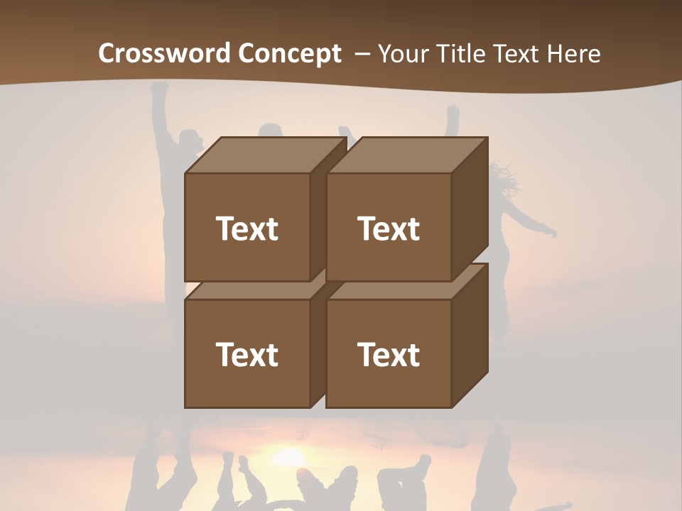 Beautiful Coast Hands PowerPoint Template
