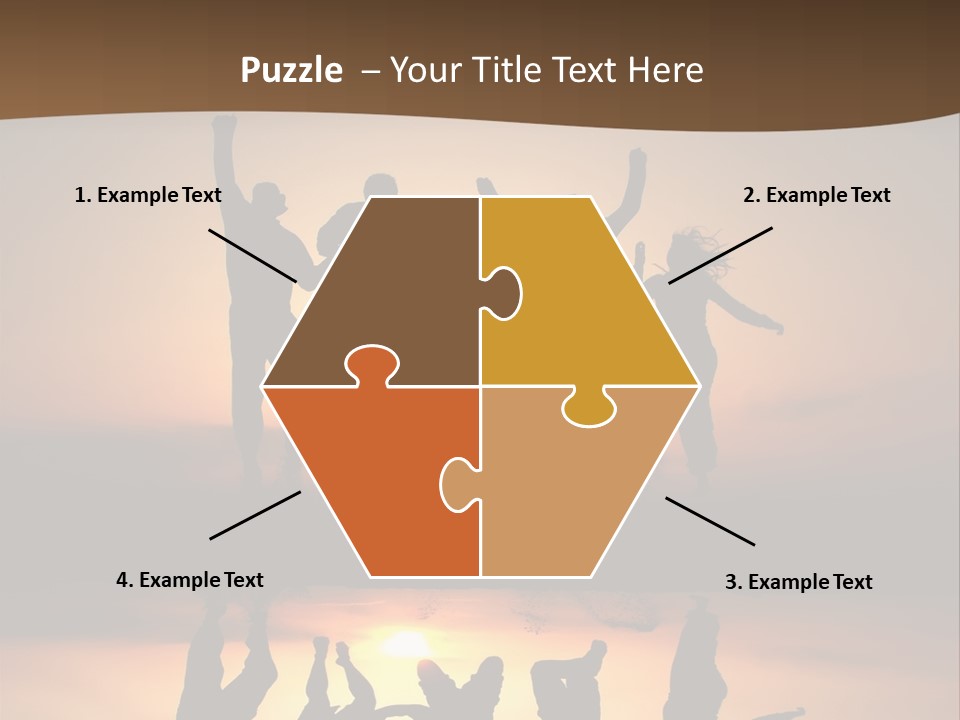 Beautiful Coast Hands PowerPoint Template