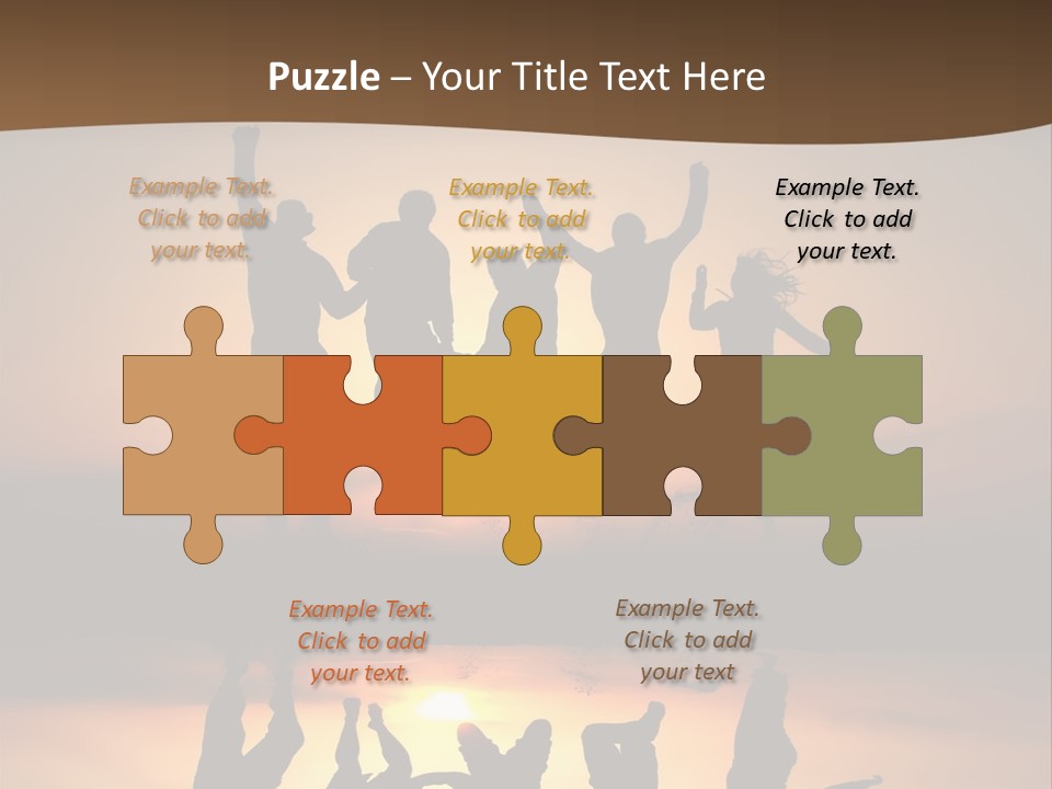 Beautiful Coast Hands PowerPoint Template