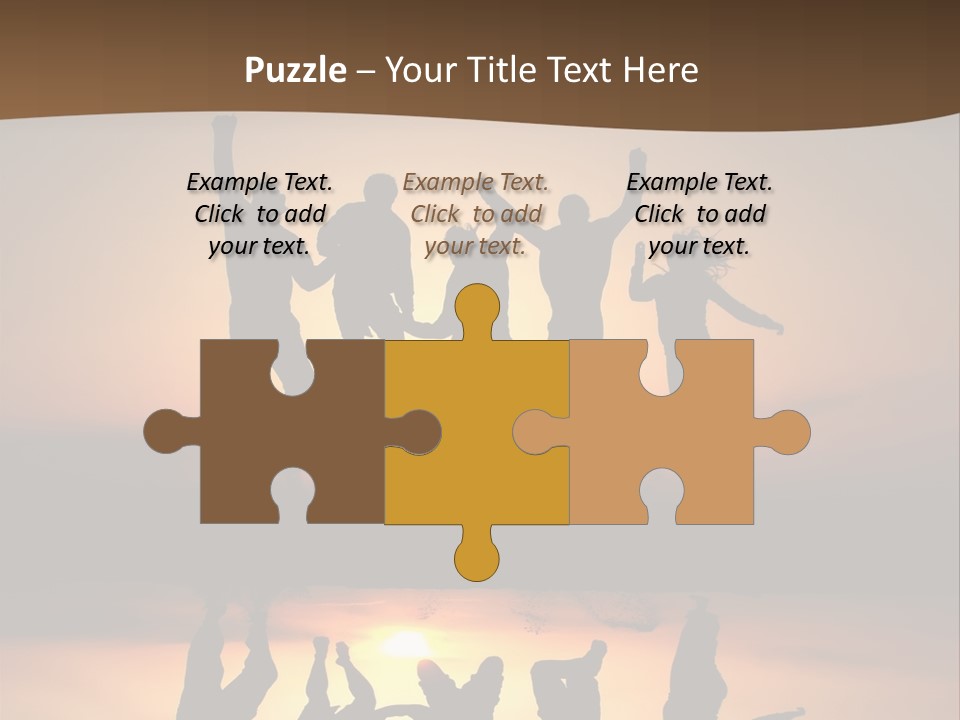 Beautiful Coast Hands PowerPoint Template